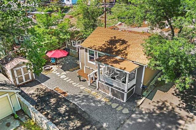 112 N 12th St, Colorado Springs, CO 80904 - aerial view of property and surrounding area