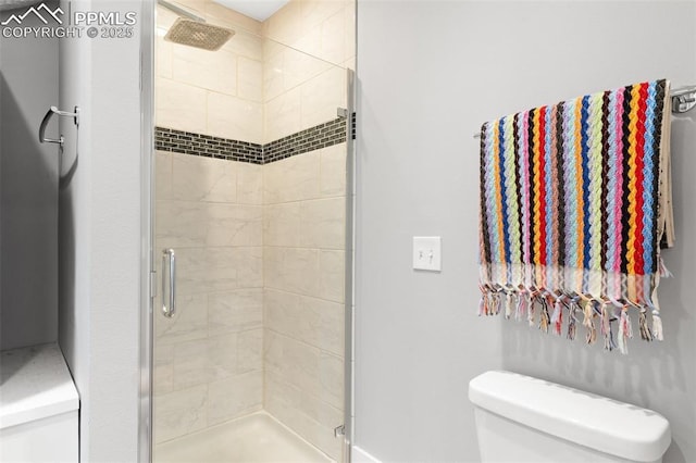 112 N 12th St, Colorado Springs, CO 80904 - bathroom with a shower stall and toilet