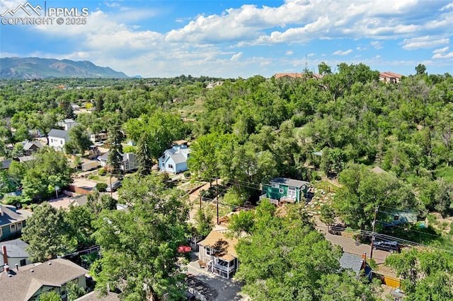 112 N 12th St, Colorado Springs, CO 80904 - aerial view of mountains and a forest
