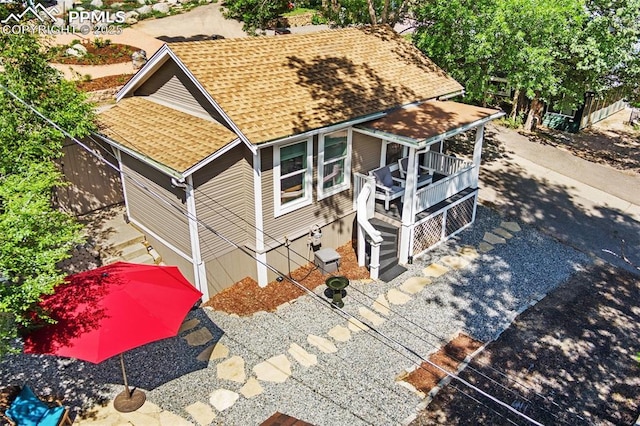 112 N 12th St, Colorado Springs, CO 80904 - aerial view of property and surrounding area
