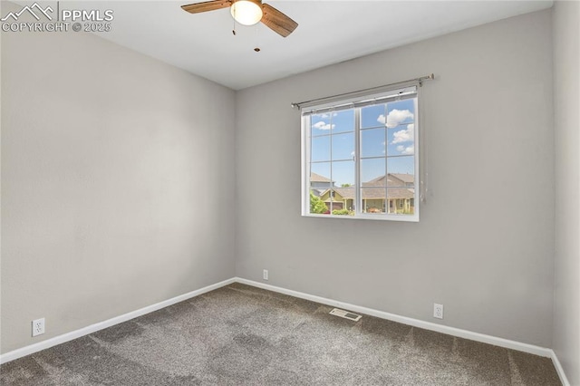 9344 Hirono Rd, Peyton, CO 80831 - unfurnished room with a ceiling fan and carpet floors