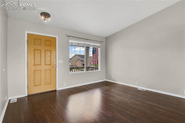9344 Hirono Rd, Peyton, CO 80831 - foyer entrance featuring wood finished floors and baseboards