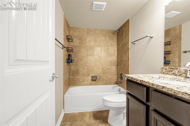 6808 Black Saddle Dr, Colorado Springs, CO 80924 - full bathroom featuring vanity and shower / tub combination
