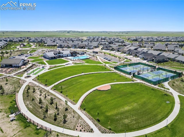 6125 Ashmore Ln, Colorado Springs, CO 80927 - aerial perspective of suburban area