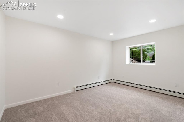 702 Crown Ridge Dr, Colorado Springs, CO 80904 - carpeted spare room featuring recessed lighting
