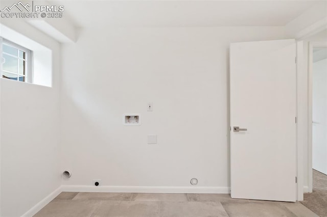 702 Crown Ridge Dr, Colorado Springs, CO 80904 - laundry room featuring hookup for a washing machine and baseboards