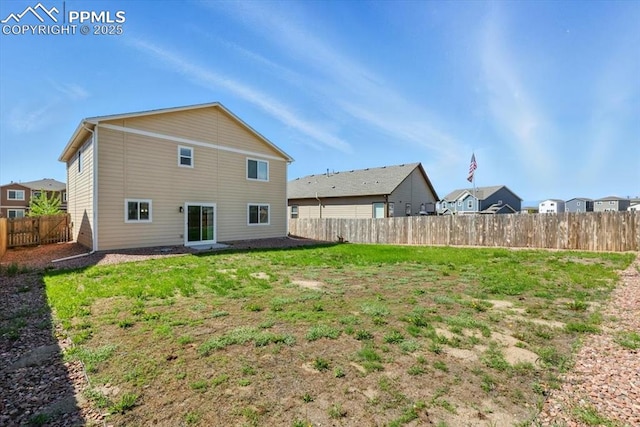 7791 Berwyn Loop, Peyton, CO 80831 - back of house featuring a fenced backyard