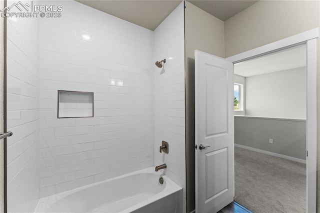 5489 Passport Vw, Colorado Springs, CO 80922 - full bathroom with shower / bath combination and baseboards