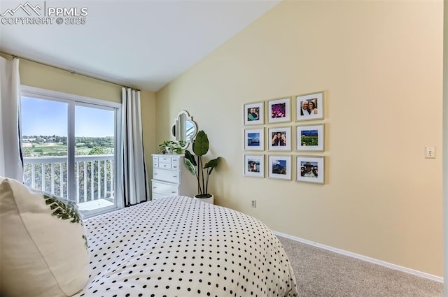 2512 Elite Ter, Colorado Springs, CO 80920 - bedroom with carpet flooring and access to outside