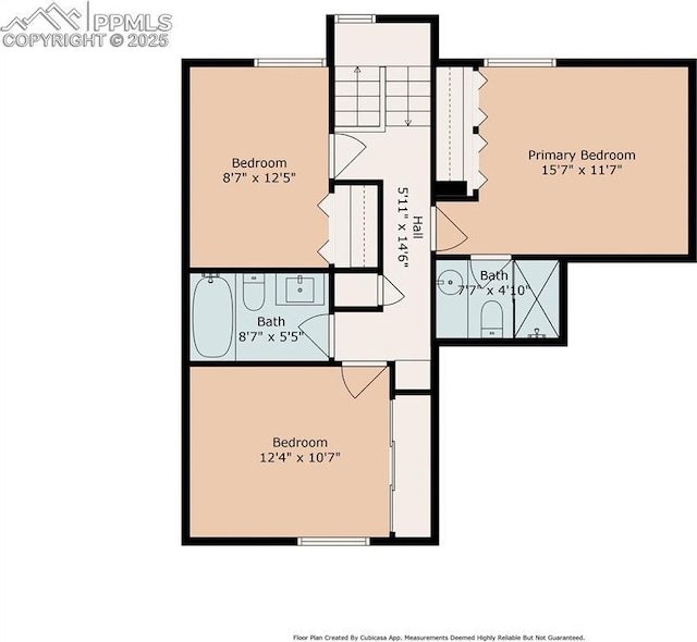 3210 Van Teylingen Dr Unit E, Colorado Springs, CO 80917 - view of floor plan / room layout