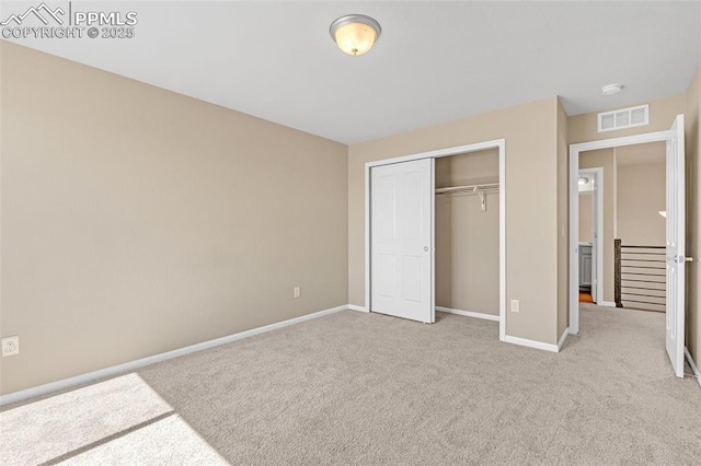 6211 Godwit Ln, Colorado Springs, CO 80925 - unfurnished bedroom with carpet floors and a closet