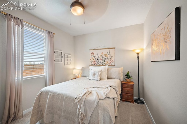 8082 Goldenray Pl, Colorado Springs, CO 80908 - bedroom featuring carpet flooring and ceiling fan