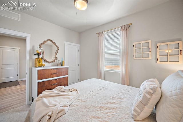 8082 Goldenray Pl, Colorado Springs, CO 80908 - bedroom with ceiling fan