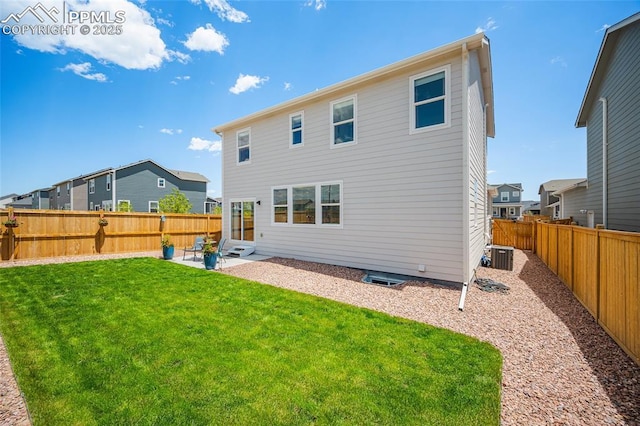 8082 Goldenray Pl, Colorado Springs, CO 80908 - back of house with a patio and a fenced backyard