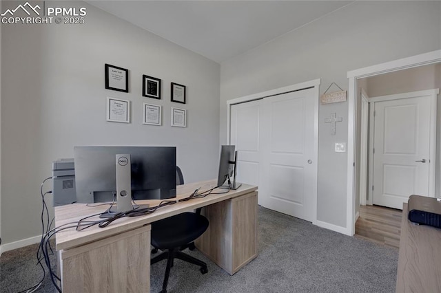 10076 Oro Belle Ct, Colorado Springs, CO 80924 - carpeted office with baseboards