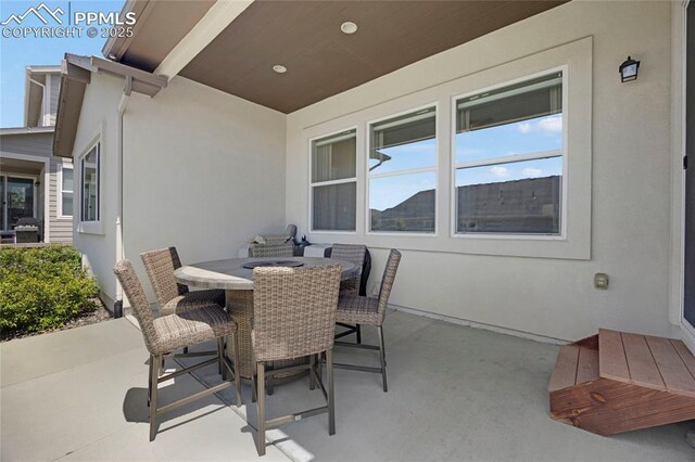 10076 Oro Belle Ct, Colorado Springs, CO 80924 - view of patio featuring outdoor dining area