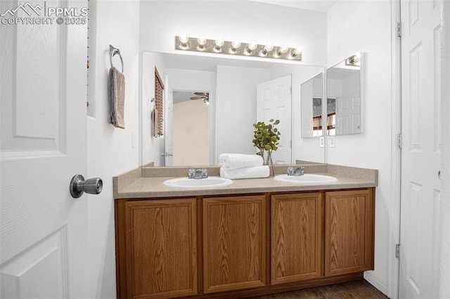 8753 Bamboo Grv, Colorado Springs, CO 80951 - full bath with double vanity