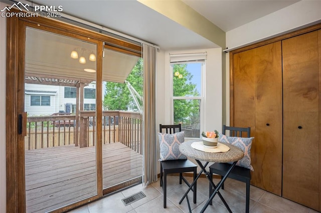 2035 Springcrest Rd, Colorado Springs, CO 80920 - dining area featuring light tile patterned floors