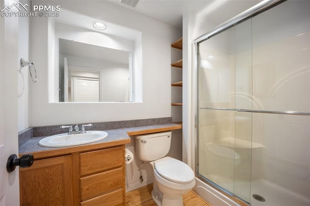 2035 Springcrest Rd, Colorado Springs, CO 80920 - full bathroom with a shower stall and vanity