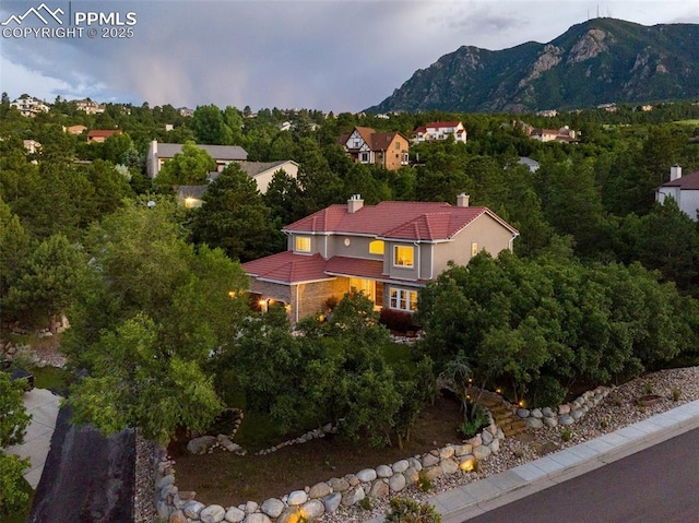 235 Haversham Dr, Colorado Springs, CO 80906 - view of subject property featuring mountains