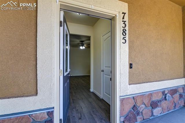 7385 Forest Meadows Ave, Colorado Springs, CO 80908 - property entrance featuring stucco siding