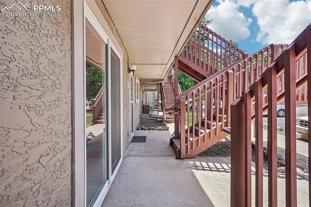 5300 E Cherry Creek Dr Unit 918, Denver, CO 80246 - view of patio / terrace with stairs