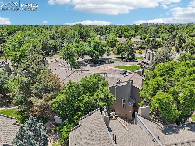 5300 E Cherry Creek Dr Unit 918, Denver, CO 80246 - aerial view of a heavily wooded area