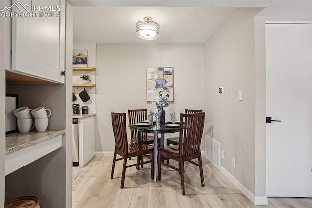 5300 E Cherry Creek Dr Unit 918, Denver, CO 80246 - dining room with light wood finished floors