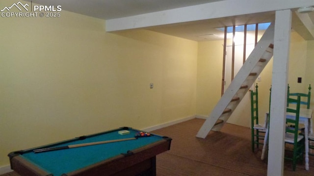 372 Crystal Dr, Cripple Creek, CO 80813 - rec room with pool table