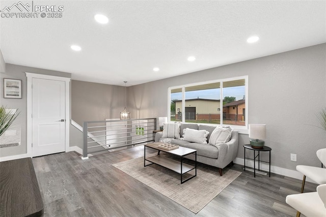 1880 Southmoor Dr, Fountain, CO 80817 - living area featuring recessed lighting and wood finished floors