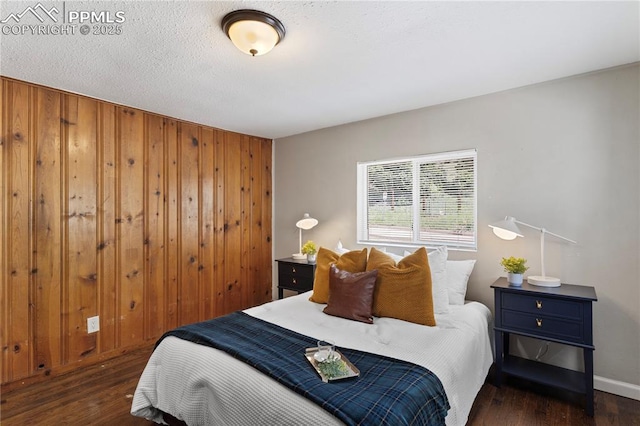 121 Via, San Miguel, Manitou Springs, CO 80829 - bedroom with wood finished floors and wooden walls