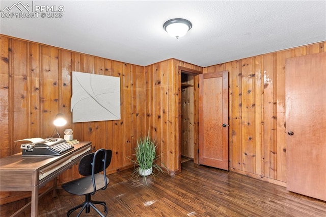 121 Via, San Miguel, Manitou Springs, CO 80829 - office space with wood walls and wood finished floors