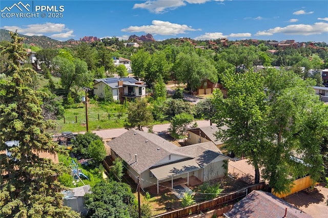 121 Via, San Miguel, Manitou Springs, CO 80829 - aerial perspective of suburban area