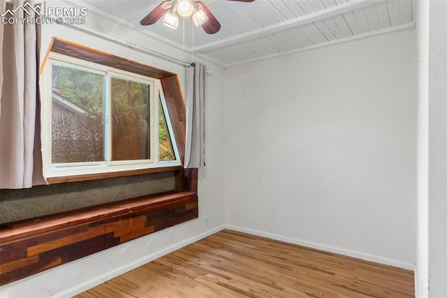 33 Minnehaha Ave, Manitou Springs, CO 80829 - unfurnished room featuring ceiling fan and light wood finished floors