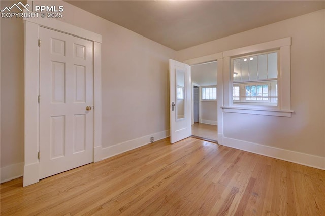 620 E Fontanero St, Colorado Springs, CO 80907 - empty room with baseboards and light wood-style floors