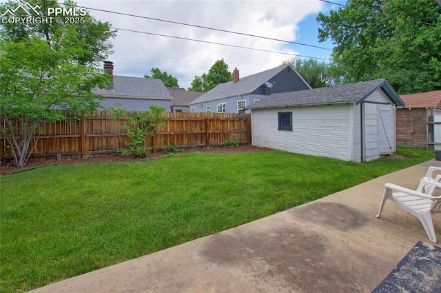 620 E Fontanero St, Colorado Springs, CO 80907 - view of yard with a patio area and an outdoor structure