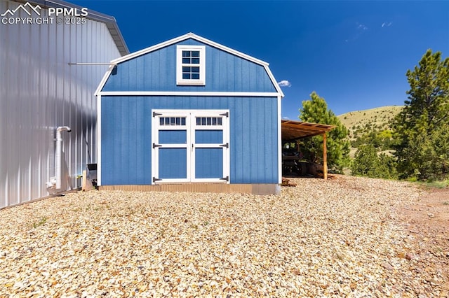 333 Della Fox Ln, Westcliffe, CO 81252 - view of shed with a mountain view