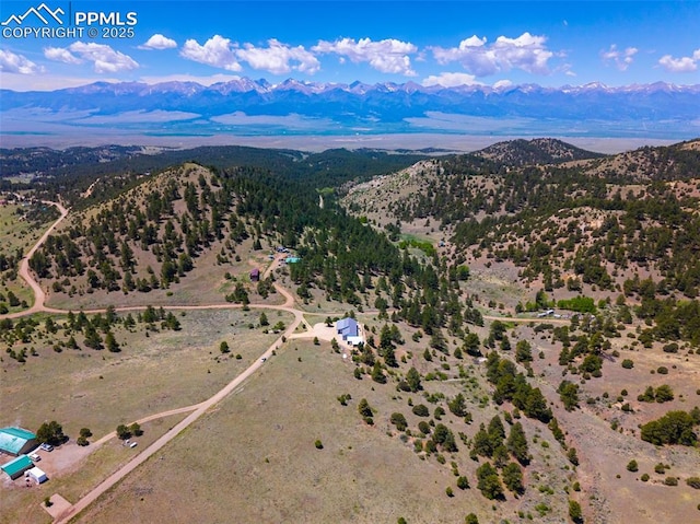 333 Della Fox Ln, Westcliffe, CO 81252 - view of rural area with a mountain backdrop and a desert landscape