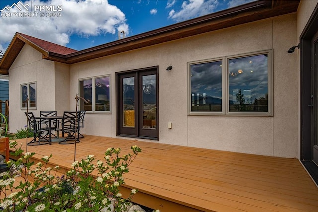 106 Red Tail Blvd, Buena Vista, CO 81211 - deck featuring outdoor dining area