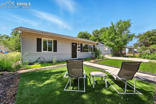 1137 Pando Ave, Colorado Springs, CO 80905 - view of front of property featuring a front yard