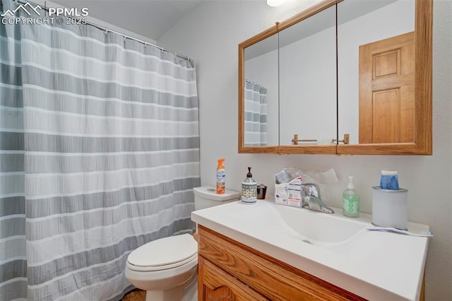 2550 Slocum Rd, Peyton, CO 80831 - bathroom with vanity and curtained shower
