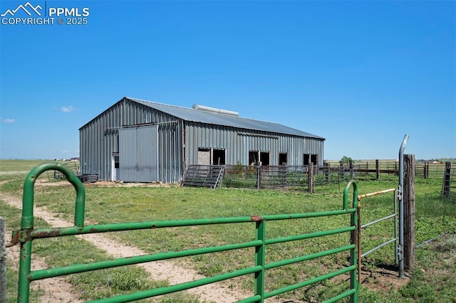 2550 Slocum Rd, Peyton, CO 80831 - view of outdoor structure featuring an exterior structure and a view of countryside