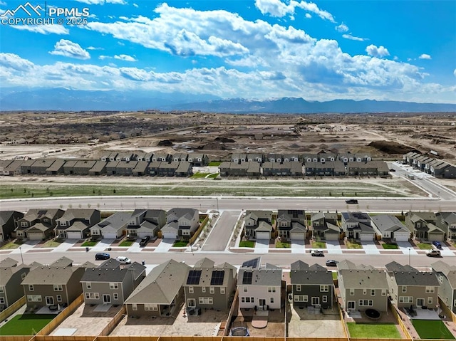 8101 Goldenray Pl, Colorado Springs, CO 80908 - aerial perspective of suburban area featuring mountains