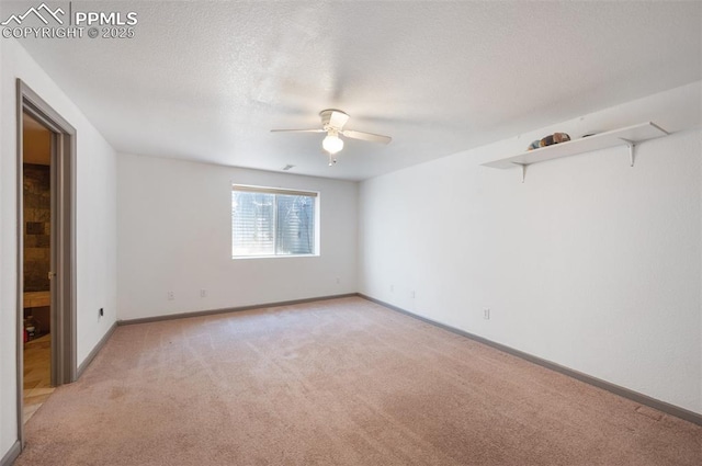 9503 Brisk Breeze Ct, Colorado Springs, CO 80925 - empty room featuring light colored carpet and a ceiling fan
