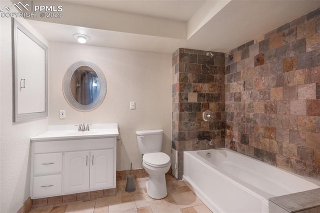9503 Brisk Breeze Ct, Colorado Springs, CO 80925 - full bathroom with vanity and bathing tub / shower combination