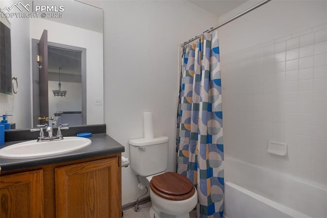 9503 Brisk Breeze Ct, Colorado Springs, CO 80925 - bathroom featuring shower / bath combination with curtain and vanity