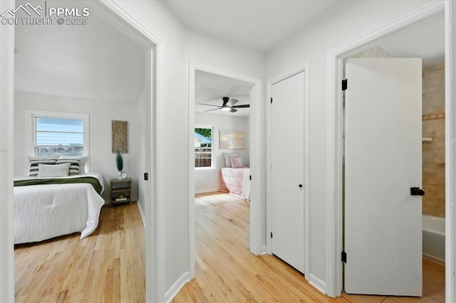 1314 Pioneer Rd, Colorado Springs, CO 80907 - corridor featuring light wood-style floors