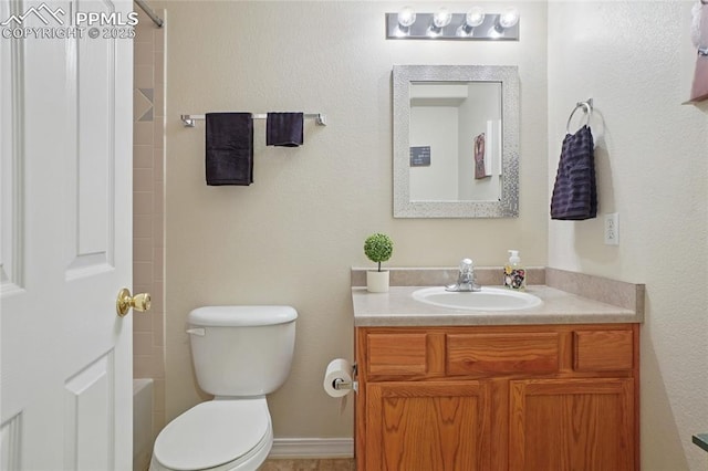392 Pyrite Ter, Colorado Springs, CO 80905 - bathroom featuring vanity and washtub / shower combination