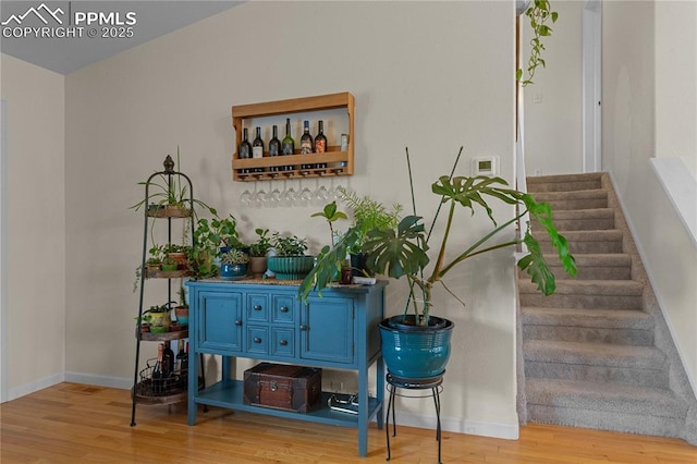 6355 Casual Dr, Colorado Springs, CO 80923 - detailed view of wood finished floors and baseboards