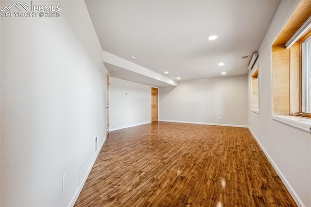 16575 Dancing Wolf Way, Colorado Springs, CO 80908 - unfurnished room featuring recessed lighting and wood finished floors